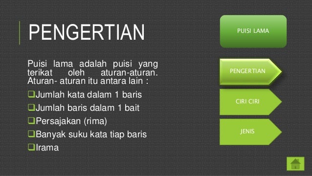 Jelaskan Secara Singkat Perbedaan Puisi Lama Dan Puisi