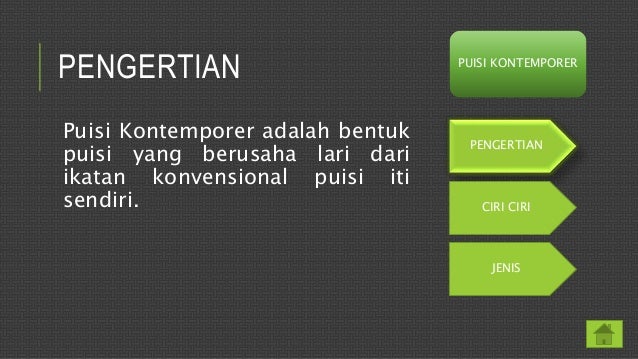 PERBEDAAN PUISI LAMA, BARU DAN KONTEMPORER