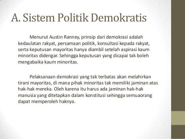 Perbedaan Sistem Politik Di Berbagai Negara