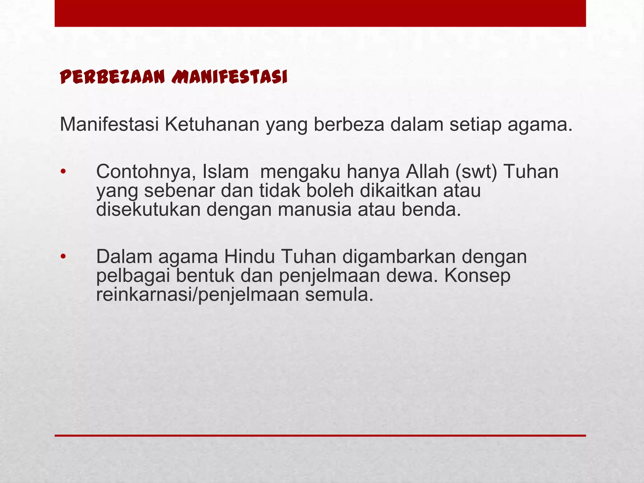Perbandingan Ajaran Agama Hindu dan Islam