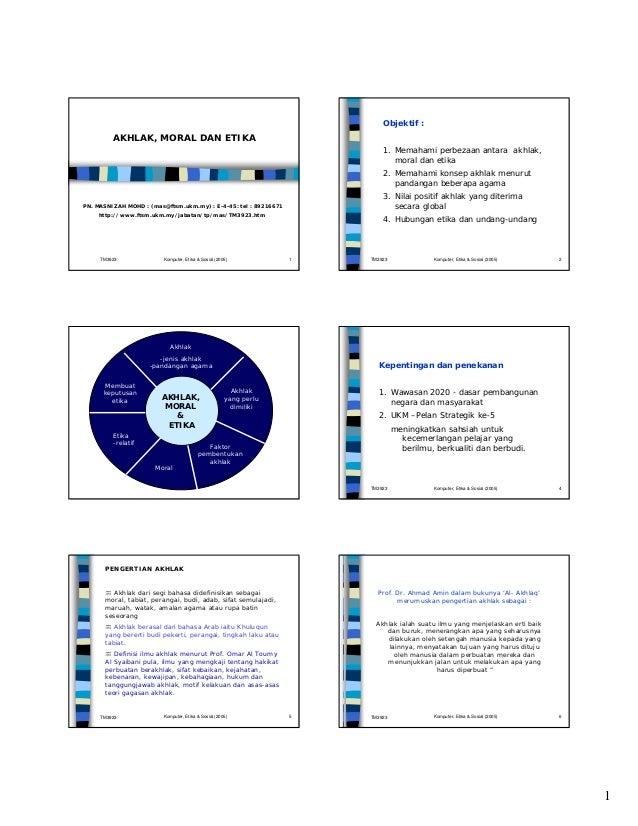 Perbezaan Etika Dengan Undang2