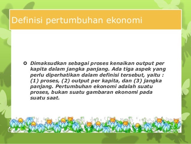 Perbezaan Pertumbuhan Dan Pembangunan Ekonomi