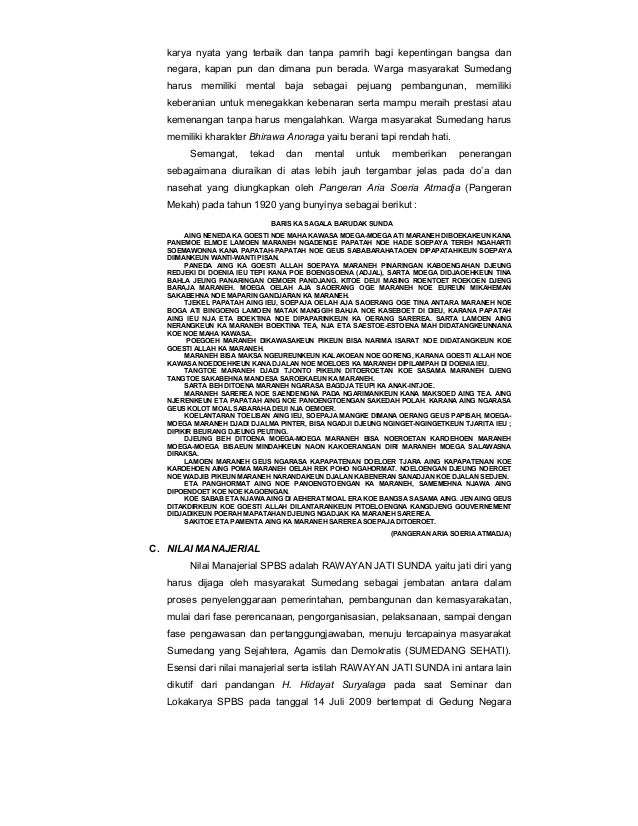 Perbup 113 thn2009 ttg_SUMEDANG PUSEUR BUDAYA SUNDA