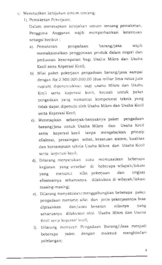 Perbup no 42 th 2013 ttg petunjuk pelaks kegiatan di kab klaten