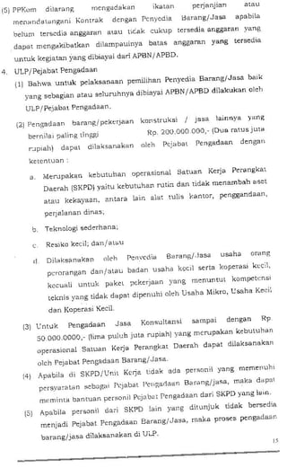 Perbup no 42 th 2013 ttg petunjuk pelaks kegiatan di kab klaten