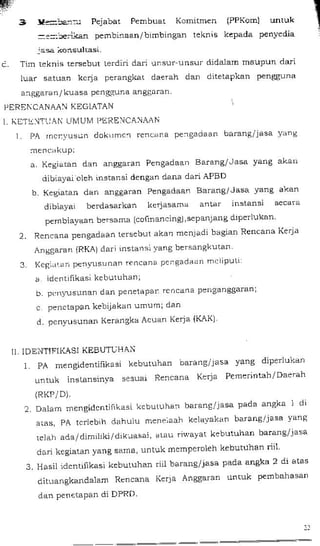 Perbup no 42 th 2013 ttg petunjuk pelaks kegiatan di kab klaten