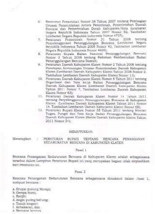 Perbup nomor 7 tahun 2014