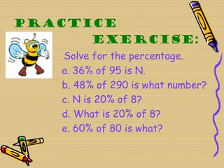 Percent math 6 | PPT