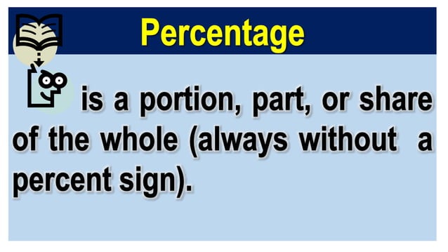 Percentage, Base, and Rate | PPTX