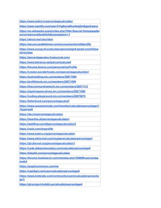 HTTPS PERCENTAGECALCULATOR NET visual data 8