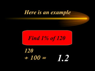 Percentages | PPT