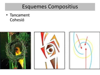 Esquemes Compositius
• Tancament
  Cohesió
 