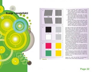 Powerpoint Templates Page 22 
Iluzije i postefekti 
 