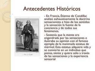 El Proceso de la Percepción
En el proceso de la percepción se pueden
identificar las siguientes etapas:
1. Estímulo distal
2. Estímulo proximal
3. Transducción
4. Procesamiento
5. Percepción
6. Reconocimiento
7. Acción
 