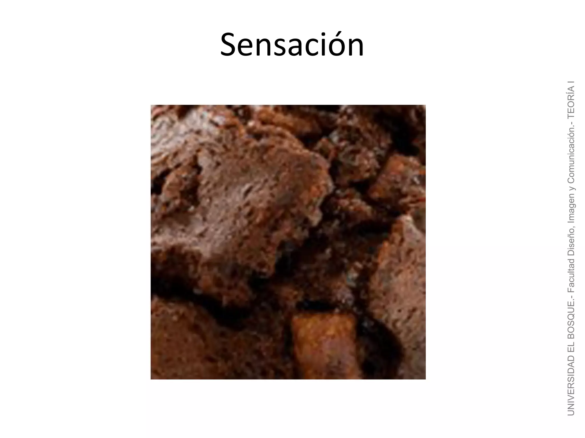 Sensación




UNIVERSIDAD EL BOSQUE.- Facultad Diseño, Imagen y Comunicación.- TEORÍA I
 