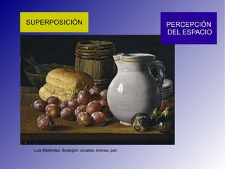 Luis Meléndez, Bodegón: ciruelas, brevas, pan   