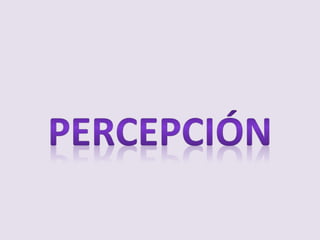 Percepcion