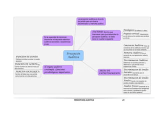 PERCEPCION AUDITIVA   21
 
