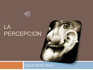 LA 
PERCEPCION 
David Tarrillo Soria 
 