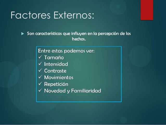 Percepciones y atribuciones