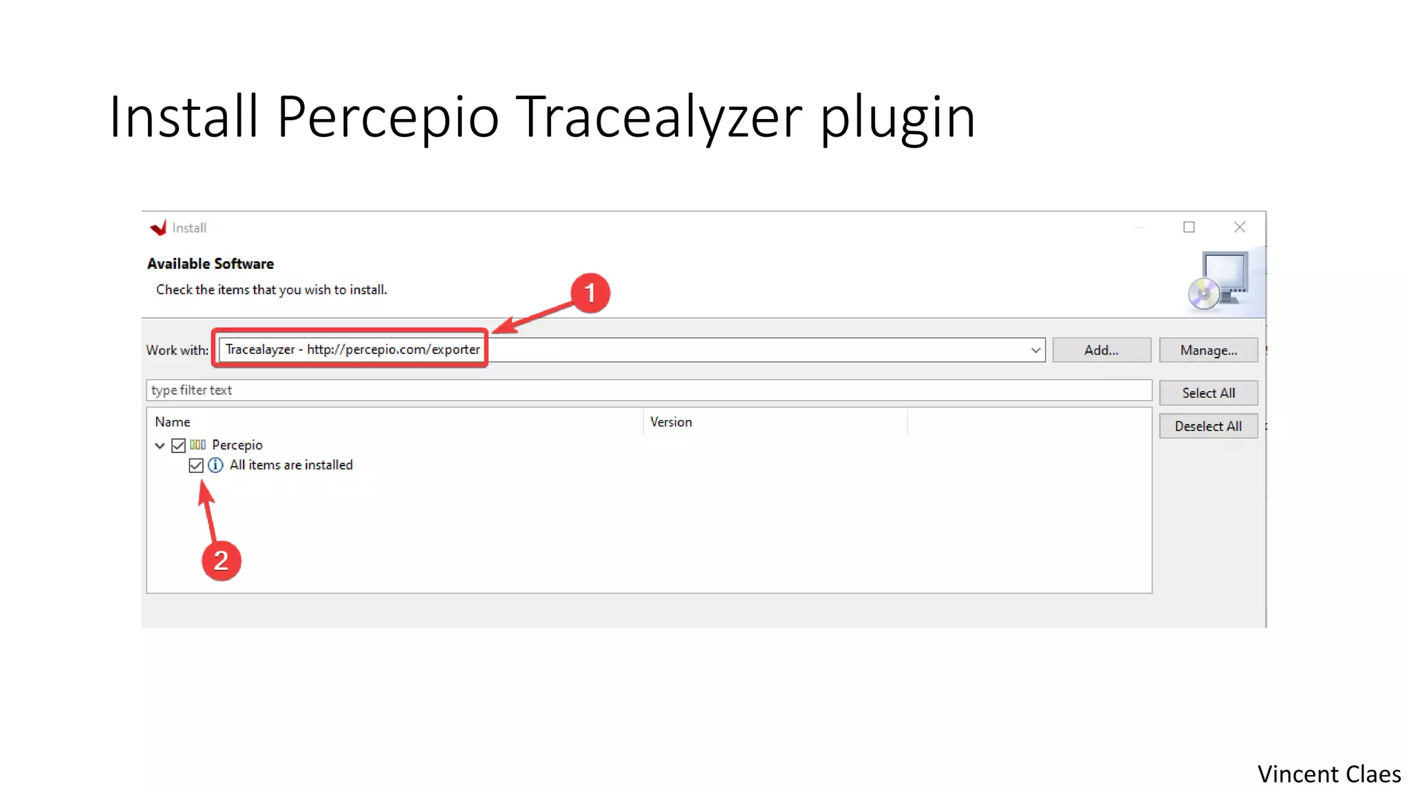 Install Percepio Tracealyzer plugin
Vincent Claes
 