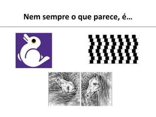 Nem sempre o que parece, é…
 