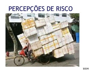PERCEPÇÕES DE RISCO
BSM
 