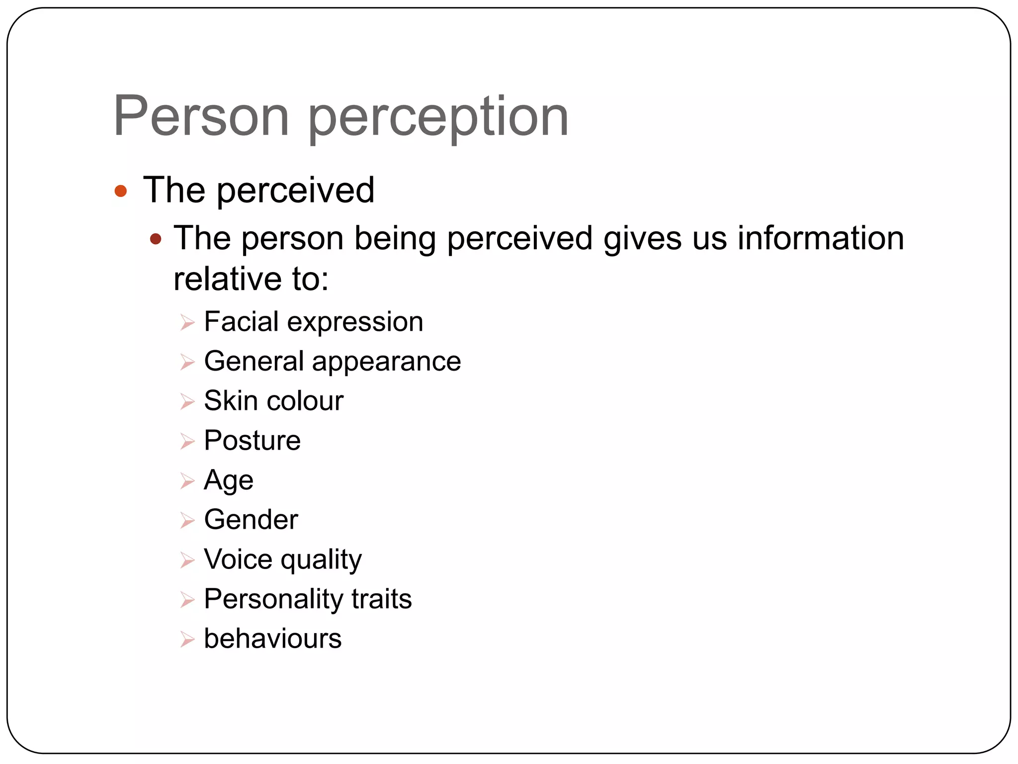 SimilarityPerceptual selectionInterpretationResponseAttitude