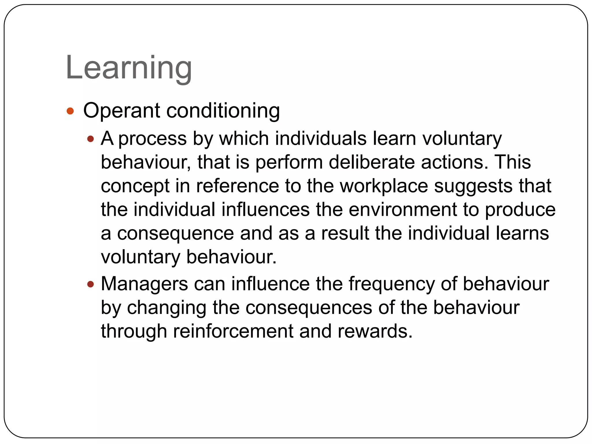 Perceptual organization The process by which people group environmental stimuli into recognizable patternsPerceptual grouping is the tendency to form perceive objects as a continuous pattern.