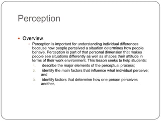 Perception | PPT