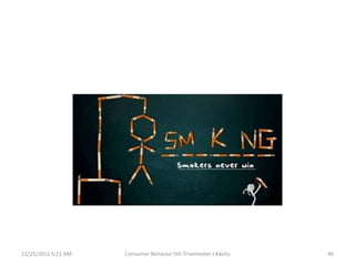 11/25/2011 5:21 AM   Consumer Behavior 5th Trisemester J Kavita   46
 