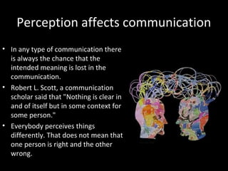 Perception And Psychology
 