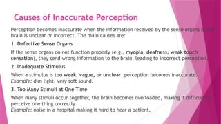 Why Is Time Innacurate PERCEPTION.pptx I SEMESTER STUDENTS BY SHILPA HOTAKAR | PPTX