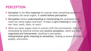 Perfect Perception Events PERCEPTION.pptx I SEMESTER STUDENTS BY SHILPA HOTAKAR | PPTX