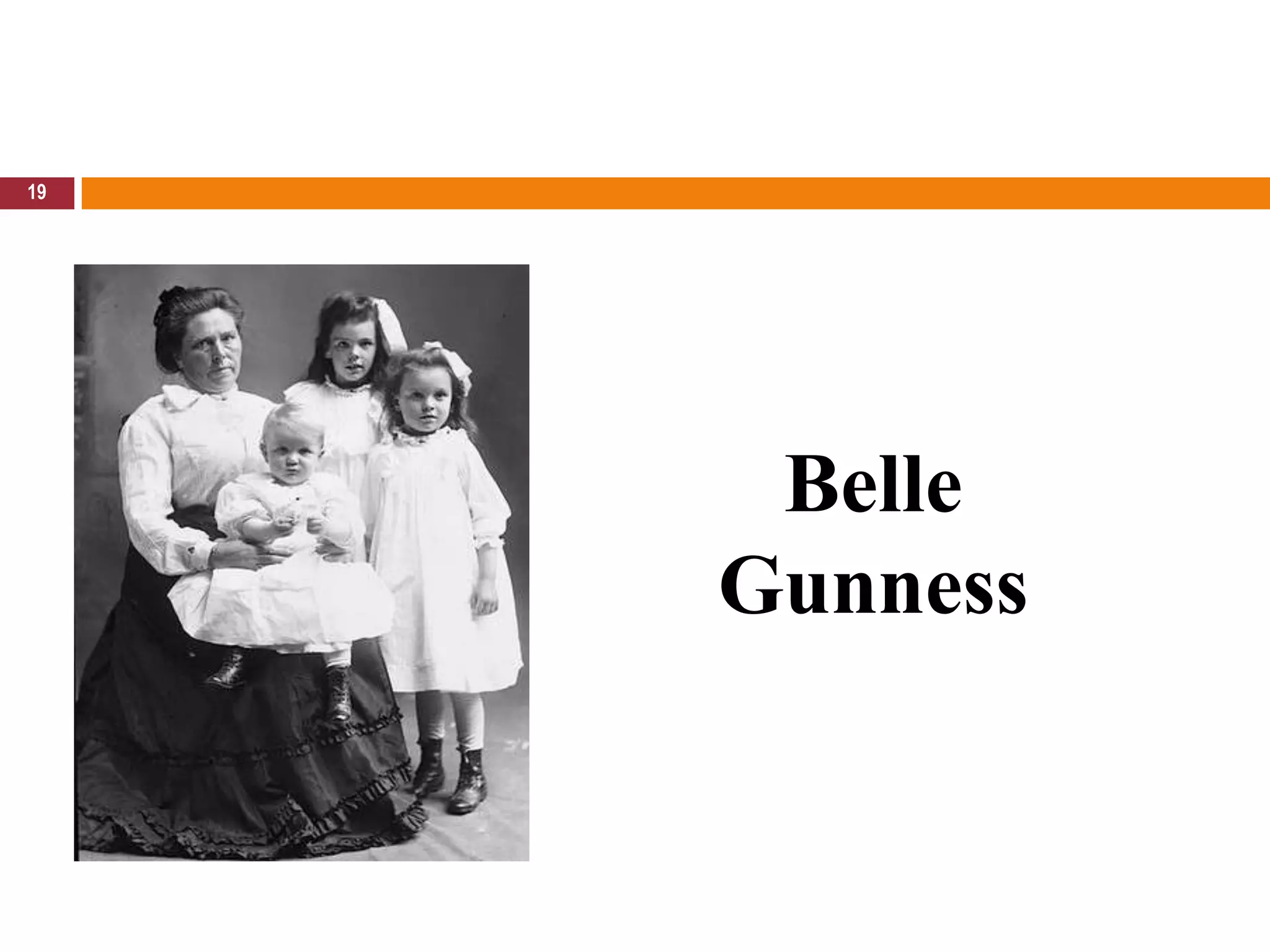 19Belle Gunness