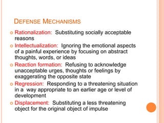 Intellectualization Example perception-personality.ppt