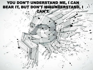 Misunderstaning Perception and experience about misunderstaning in my own words | PPTX