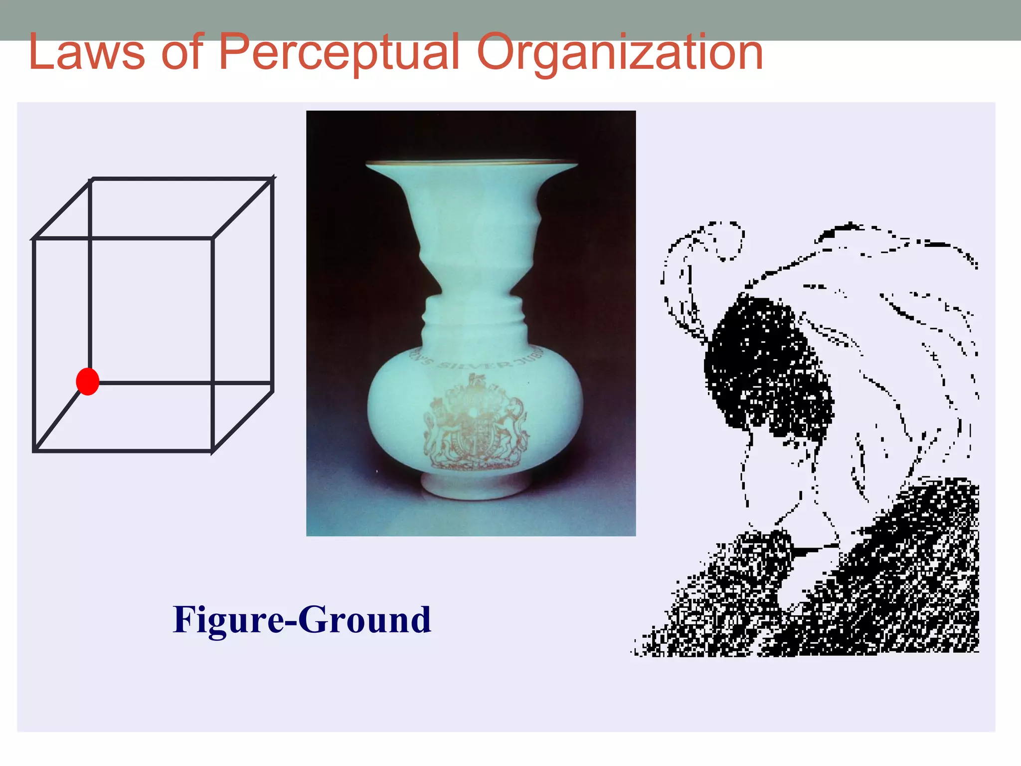 Laws of Perceptual Organization Figure-Ground 