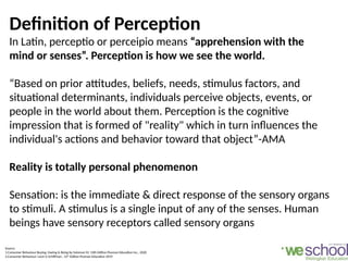 Latin Perception Understanding Consumer Perception and Behavior: Key Psychological ...