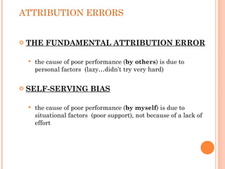 Perception & personality | PPT