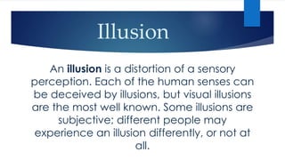 Any movement you see is an illusion! 
 