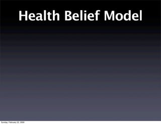 Perceptions Of Health