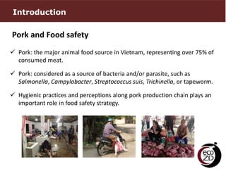 Perceptions and practices related to pork production chain in Hung Yen province, Vietnam