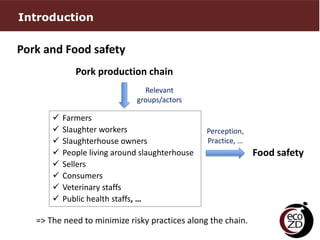 Perceptions and practices related to pork production chain in Hung Yen province, Vietnam