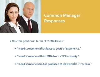 Setting unrealistic expectations