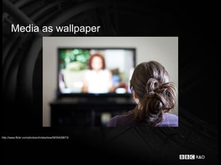 Media as wallpaper




http://www.flickr.com/photos/chrisbartow/5835428673/
 