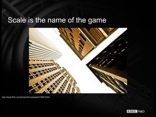 Scale is the name of the game




http://www.flickr.com/photos/thomashawk/2189615343
 