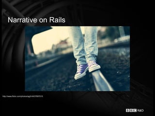 Narrative on Rails




http://www.flickr.com/photos/ag2r/4437697015
 