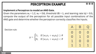 Comprehensive Guide to Perceptron and Multi-Layer Perceptron in AI | PDF
