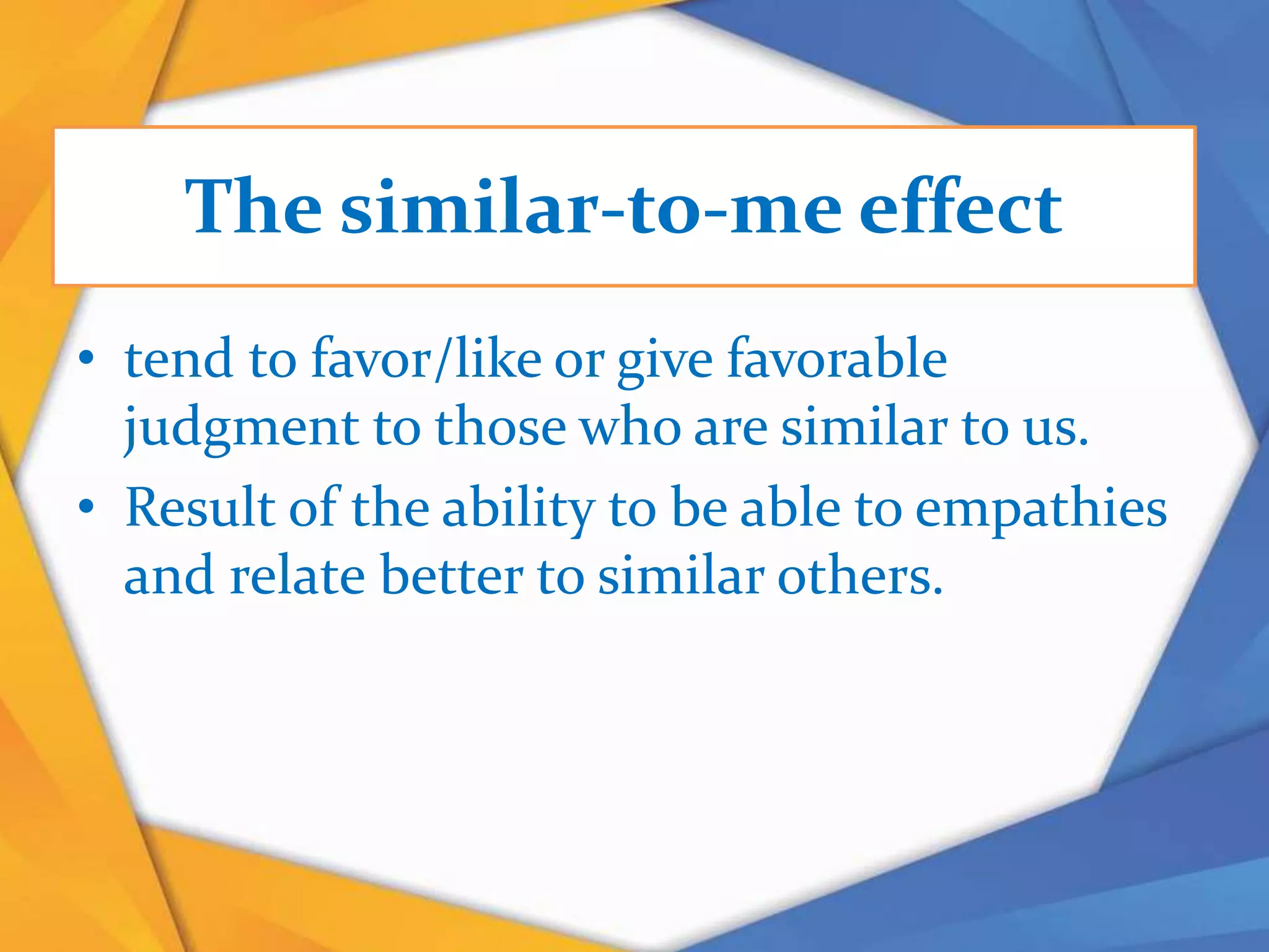 Similar To Me Effect Psychology Similar To Me Effect Psychology